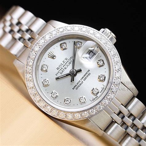 rolex watch womens diamonds|rolex oyster perpetual datejust women's.